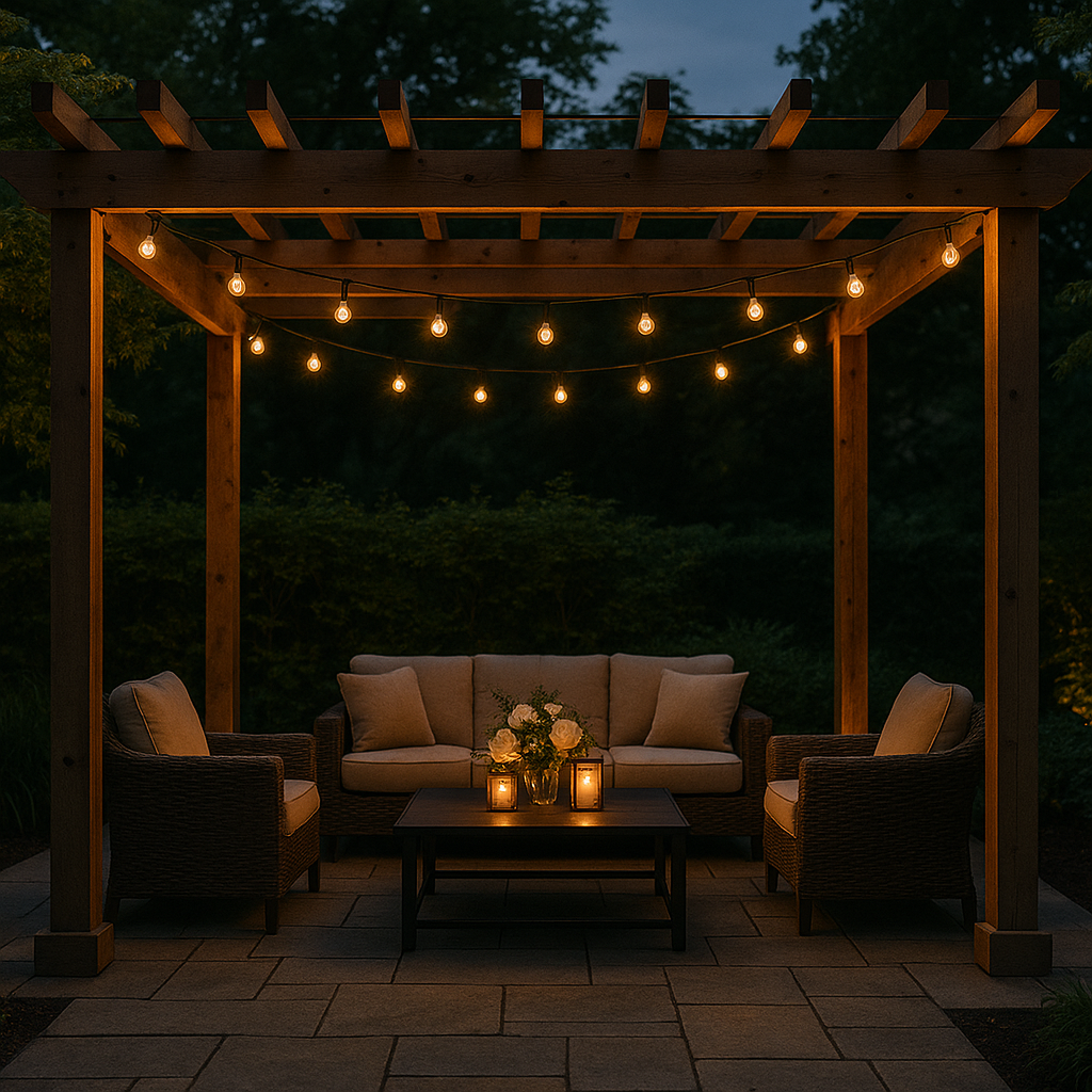 Comment éclairer votre pergola ou tonnelle : Nos idées pour un espace magique