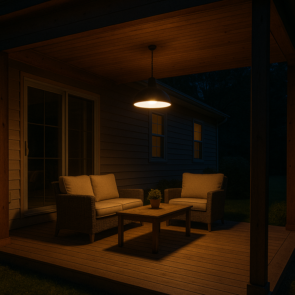 terrasse avec suspension