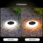 Lot de 4 - Spot Solaire LED Extérieure – Étanche IP65, Éclairage 360°, Jardin, Allée et Terrasse (Lyra) - LUMICONCEPT