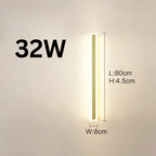 Applique Murale LED Extérieure – Étanche IP65, Longue Lampe pour Couloir, Escalier, Balcon, Entrée et Jardin (Cassiopeia) - LUMICONCEPT