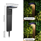Borne Solaire LED Extérieure – Étanche IP45 - Tête Orientable, 4 Modes, Jardin et Allée (Phoenix) - LUMICONCEPT