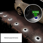 Spot Solaire LED Extérieure – Étanche IP68 - Éclairage Marches et Allées, Jardin (Orion) - LUMICONCEPT