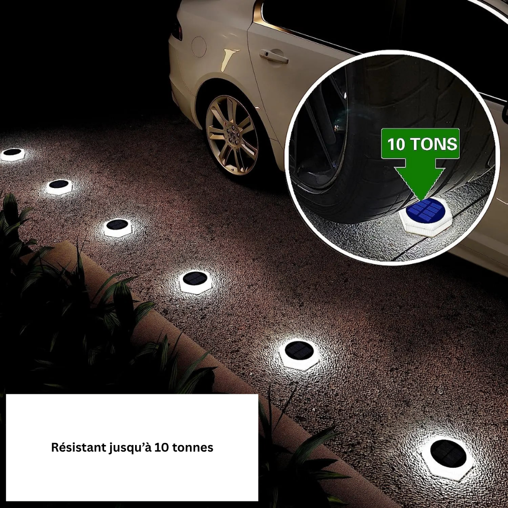 Spot Solaire LED Extérieure – Étanche IP68 - Éclairage Marches et Allées, Jardin (Orion) - LUMICONCEPT