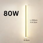 Applique Murale LED Extérieure – Étanche IP65, Longue Lampe pour Couloir, Escalier, Balcon, Entrée et Jardin (Cassiopeia) - LUMICONCEPT