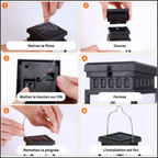 Lanternes Solaires LED – Étanches IP65, Suspendues ou à Poser, Décoration Jardin et Balcon (Andromeda) - LUMICONCEPT