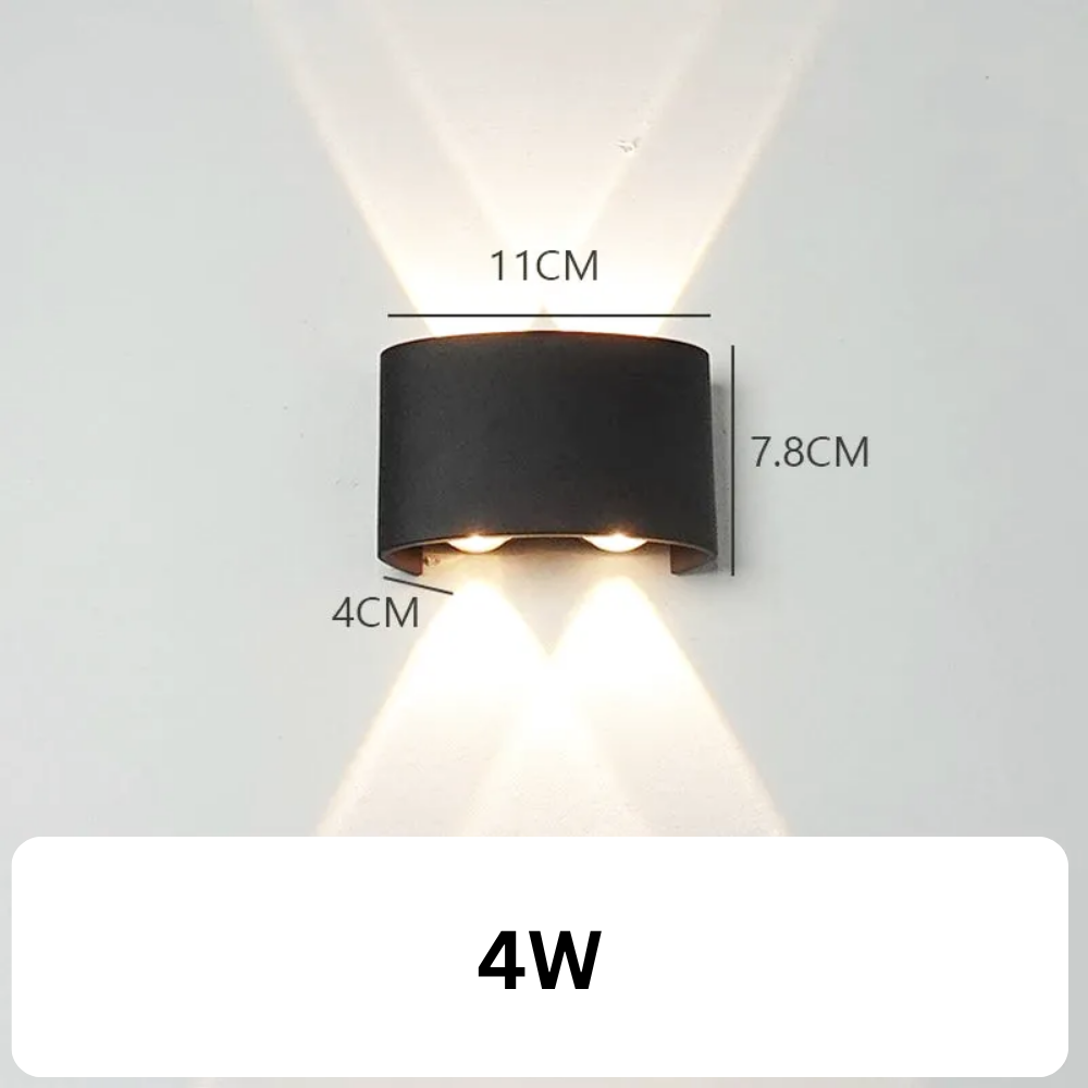 Applique Murale LED Moderne – Extérieur - Étanche IP65 - Allée et Jardin (Andromeda) - LUMICONCEPT