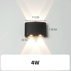 Applique Murale LED Moderne – Extérieur - Étanche IP65 - Allée et Jardin (Andromeda) - LUMICONCEPT