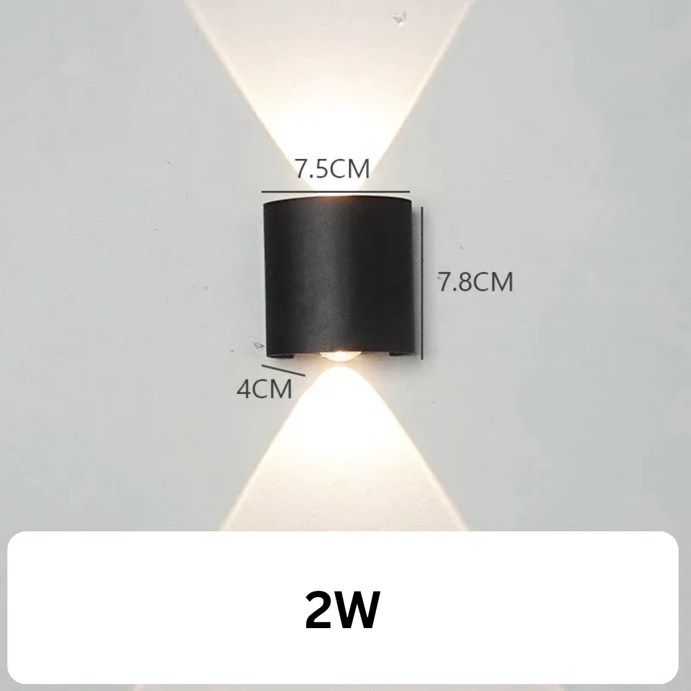 Applique Murale LED Moderne – Extérieur - Étanche IP65 - Allée et Jardin (Andromeda) - LUMICONCEPT