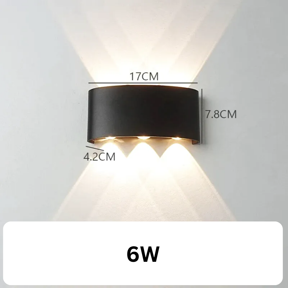 Applique Murale LED Moderne – Extérieur - Étanche IP65 - Allée et Jardin (Andromeda) - LUMICONCEPT