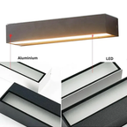 Applique Murale LED Extérieure – Étanche IP65, Aluminium, Décoration Porche, Maison et Garage (Hydra) - LUMICONCEPT