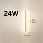 Applique Murale LED Extérieure – Étanche IP65, Longue Lampe pour Couloir, Escalier, Balcon, Entrée et Jardin (Cassiopeia) - LUMICONCEPT