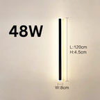 Applique Murale LED Extérieure – Étanche IP65, Longue Lampe pour Couloir, Escalier, Balcon, Entrée et Jardin (Cassiopeia) - LUMICONCEPT