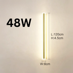 Applique Murale LED Extérieure – Étanche IP65, Longue Lampe pour Couloir, Escalier, Balcon, Entrée et Jardin (Cassiopeia) - LUMICONCEPT