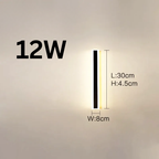 Applique Murale LED Extérieure – Étanche IP65, Longue Lampe pour Couloir, Escalier, Balcon, Entrée et Jardin (Cassiopeia) - LUMICONCEPT