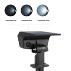 Projecteur Solaire 9 LED – Étanche IP65, Luminosité Réglable pour Jardin, Allée, Pelouse et Extérieur (Orion) - LUMICONCEPT