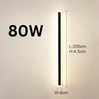 Applique Murale LED Extérieure – Étanche IP65, Longue Lampe pour Couloir, Escalier, Balcon, Entrée et Jardin (Cassiopeia) - LUMICONCEPT