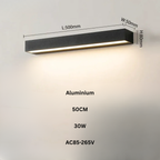 Applique Murale LED Extérieure – Étanche IP65, Aluminium, Décoration Porche, Maison et Garage (Hydra) - LUMICONCEPT