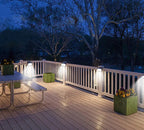 Projecteur Mural Solaire LED Extérieure – Étanche IP65, 148 LED Ultra-Lumineuses avec Détecteur de Mouvement, 3 Modes, Éclairage Sécurité (Cygnus) - LUMICONCEPT