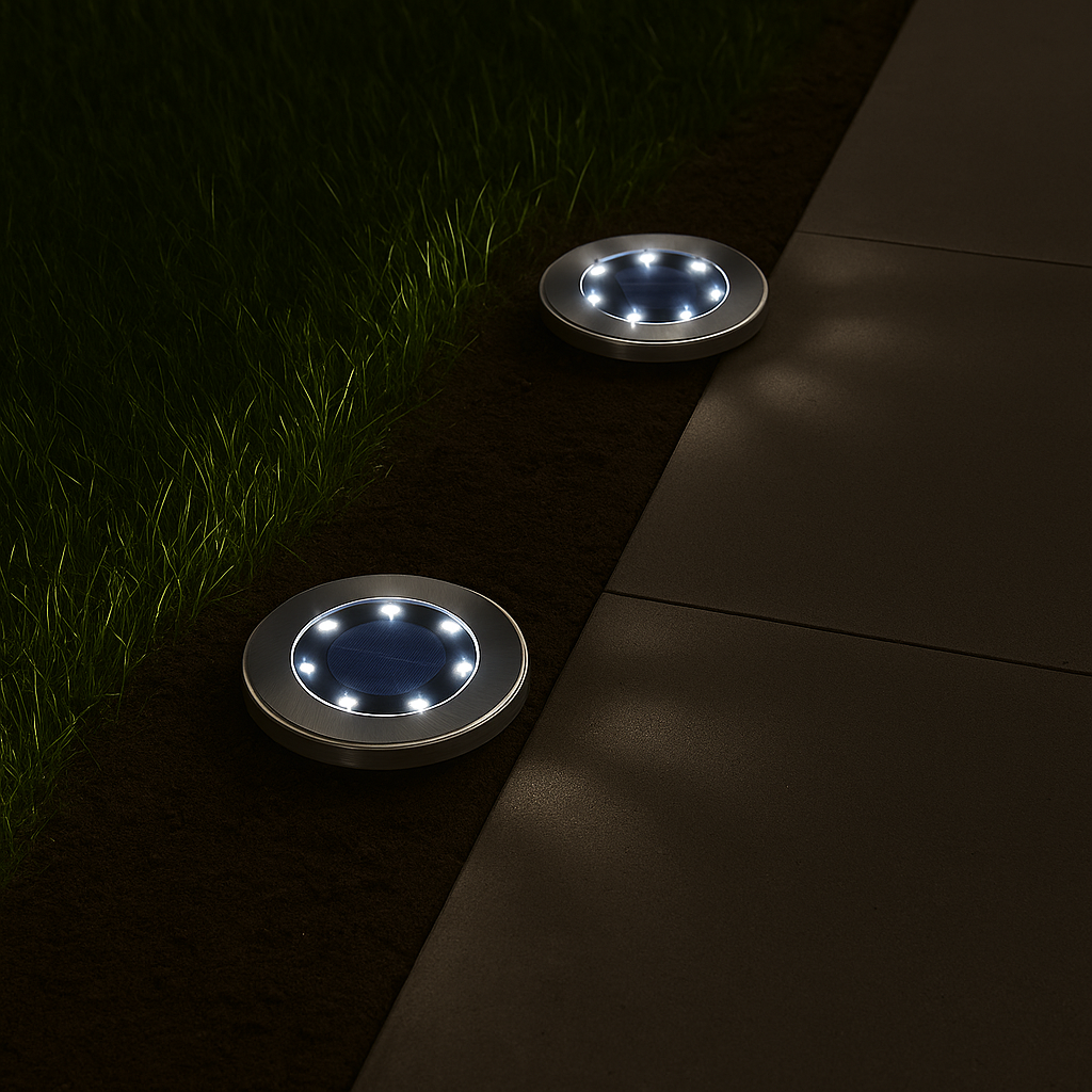 Spot Solaire LED Encastré – Étanche IP65, Éclairage de Jardin et Allée (Andromeda) LUMICONCEPT