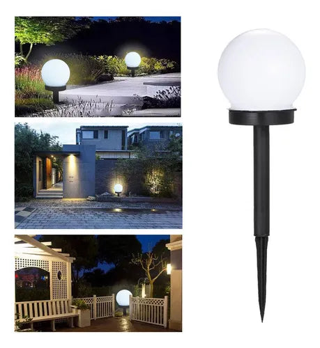 Balise Lampe Solaire LED Extérieure – Ampoule Étanche, Éclairage Jardin et Allée (Orion)