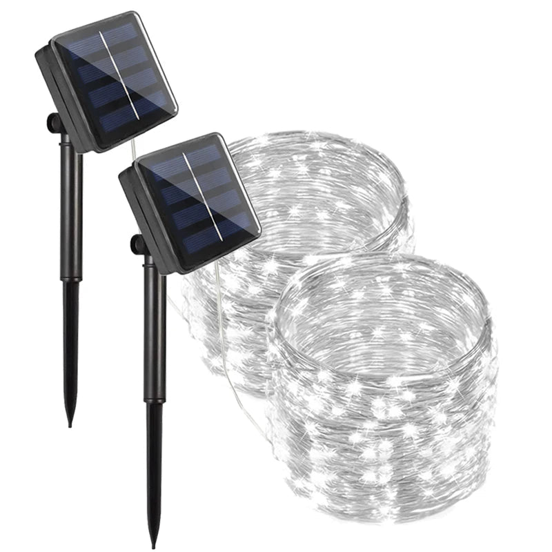 Guirlande Solaire LED Extérieure – Étanche IP65, Décoration Jardin, Terrasse et Fêtes (Phoenix) LUMICONCEPT