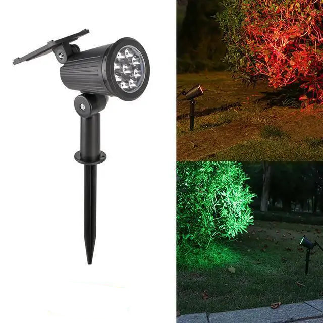 Projecteur Solaire 9 LED – Étanche IP65, Luminosité Réglable pour Jardin, Allée, Pelouse et Extérieur (Andromeda) LUMICONCEPT
