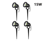 Projecteur LED de Jardin sur Piquet 15W – Étanche IP65, Éclairage Extérieur AC/DC (Cygnus) LUMICONCEPT