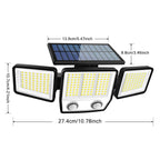 Dimensions de l'applique solaire