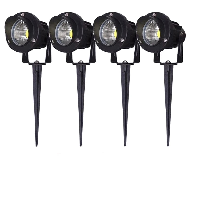 Projecteur LED de Jardin sur Piquet 15W – Étanche IP65, Éclairage Extérieur AC/DC (Phoenix) LUMICONCEPT
