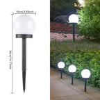 Balise Lampe Solaire LED Extérieure – Ampoule Étanche, Éclairage Jardin et Allée (Orion) - LUMICONCEPT