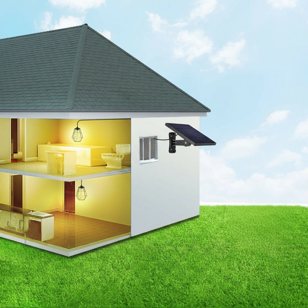 Suspension Solaire LED – 180 LED Ultra-Lumineuses, Télécommande, 5 Modes, Étanche IP65 (Cassiopeia) LUMICONCEPT