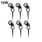 Projecteur LED de Jardin sur Piquet 10W – Étanche IP65, Éclairage Extérieur AC/DC (Lyra) LUMICONCEPT