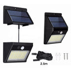 Projecteur Murale Solaire LED 28 LED avec Capteur de Mouvement – 3 Modes, Étanche IP65 (Altair) LUMICONCEPT