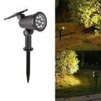 Projecteur Solaire 9 LED – Étanche IP65, Luminosité Réglable pour Jardin, Allée, Pelouse et Extérieur (Andromeda) LUMICONCEPT