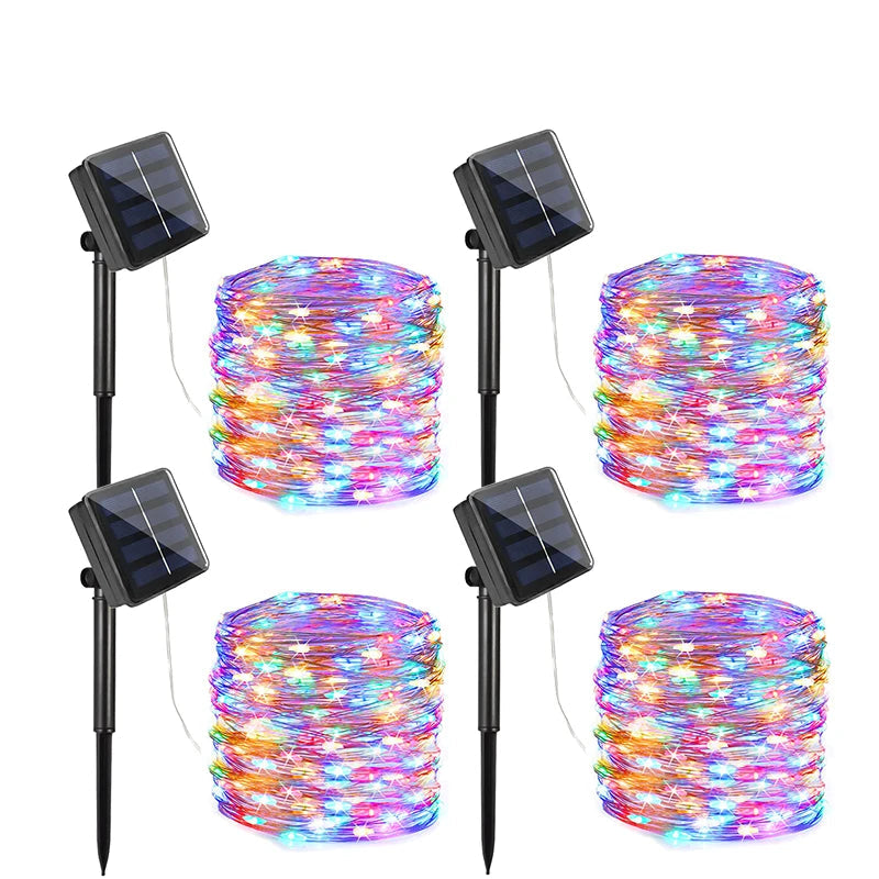 Guirlande Solaire LED Extérieure – Étanche IP65, Décoration Jardin, Terrasse et Fêtes (Phoenix) LUMICONCEPT