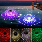 Lampes flottantes solaires LED – Étanches IP68, multicolores pour piscine, étang et jardin - LUMICONCEPT