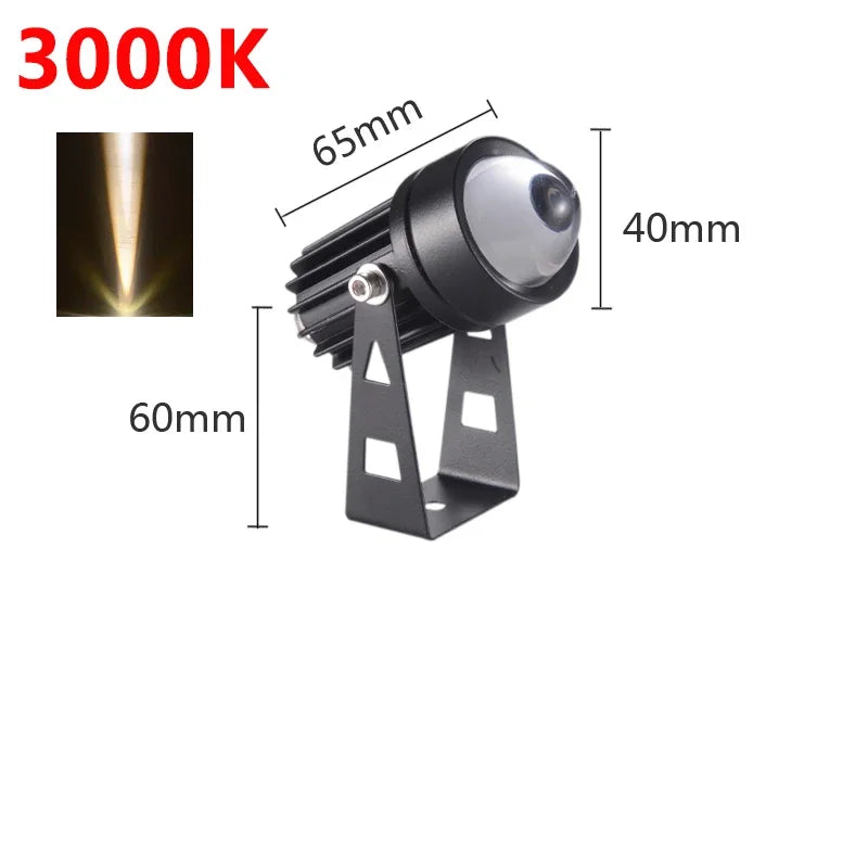 Projecteur LED Extérieur Étanche IP65 – 9/20W, Éclairage Paysager RGB avec Angle Réglable (Andromeda) LUMICONCEPT