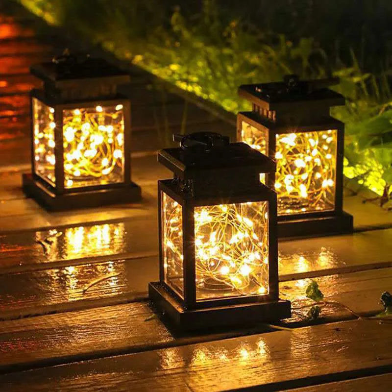 Lanternes Solaires LED – Étanches IP65, Suspendues ou à Poser, Décoration Jardin et Balcon (Andromeda) LUMICONCEPT
