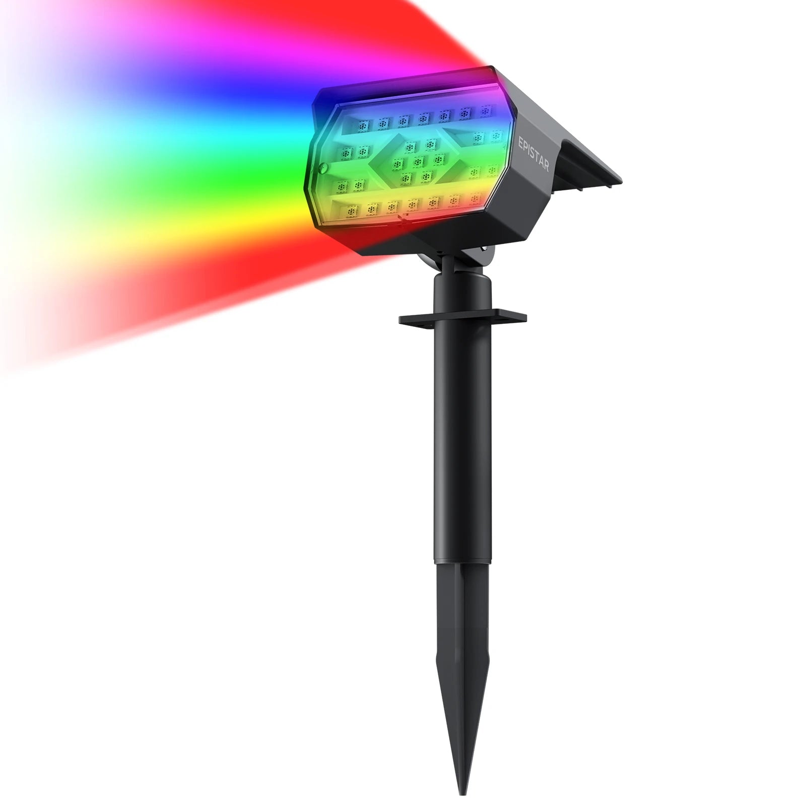 Projecteur Solaire LED 29 LEDs – 7 Couleurs Changeantes RGB, Étanche IP67 - Installation Murale ou au Sol(Carina) LUMICONCEPT