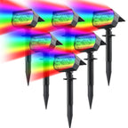 Projecteur Solaire LED 29 LEDs – 7 Couleurs Changeantes RGB, Étanche IP67 - Installation Murale ou au Sol(Carina) LUMICONCEPT