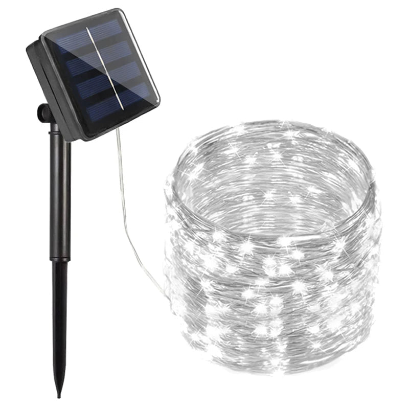 Guirlande Solaire LED Extérieure – Étanche IP65, Décoration Jardin, Terrasse et Fêtes (Phoenix) LUMICONCEPT