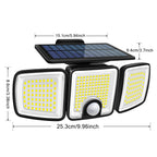 Applique solaire dimensions