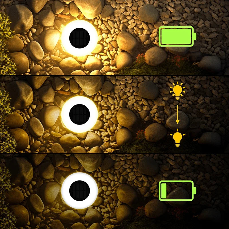 Spot Solaire LED Extérieure – Étanche IP65, Éclairage 360°, Jardin, Allée et Terrasse (Lyra) LUMICONCEPT