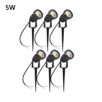 Projecteur LED de Jardin sur Piquet 5W – Étanche IP65, Éclairage Extérieur AC/DC (Orion) LUMICONCEPT