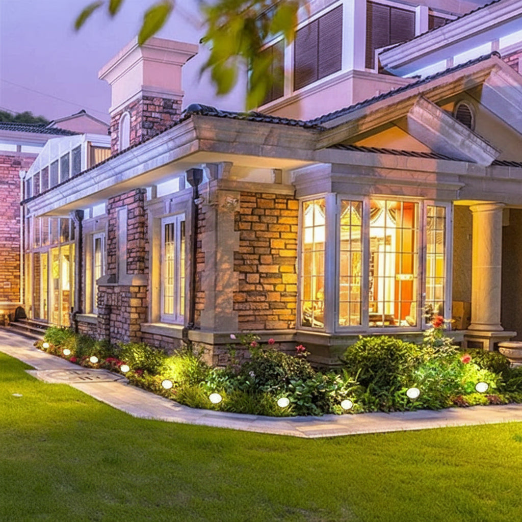 Lot de 10 Spots Solaires LED Encastrés à Piquer – Éclairage Paysager Étanche IPX4 (Phoenix) LUMICONCEPT