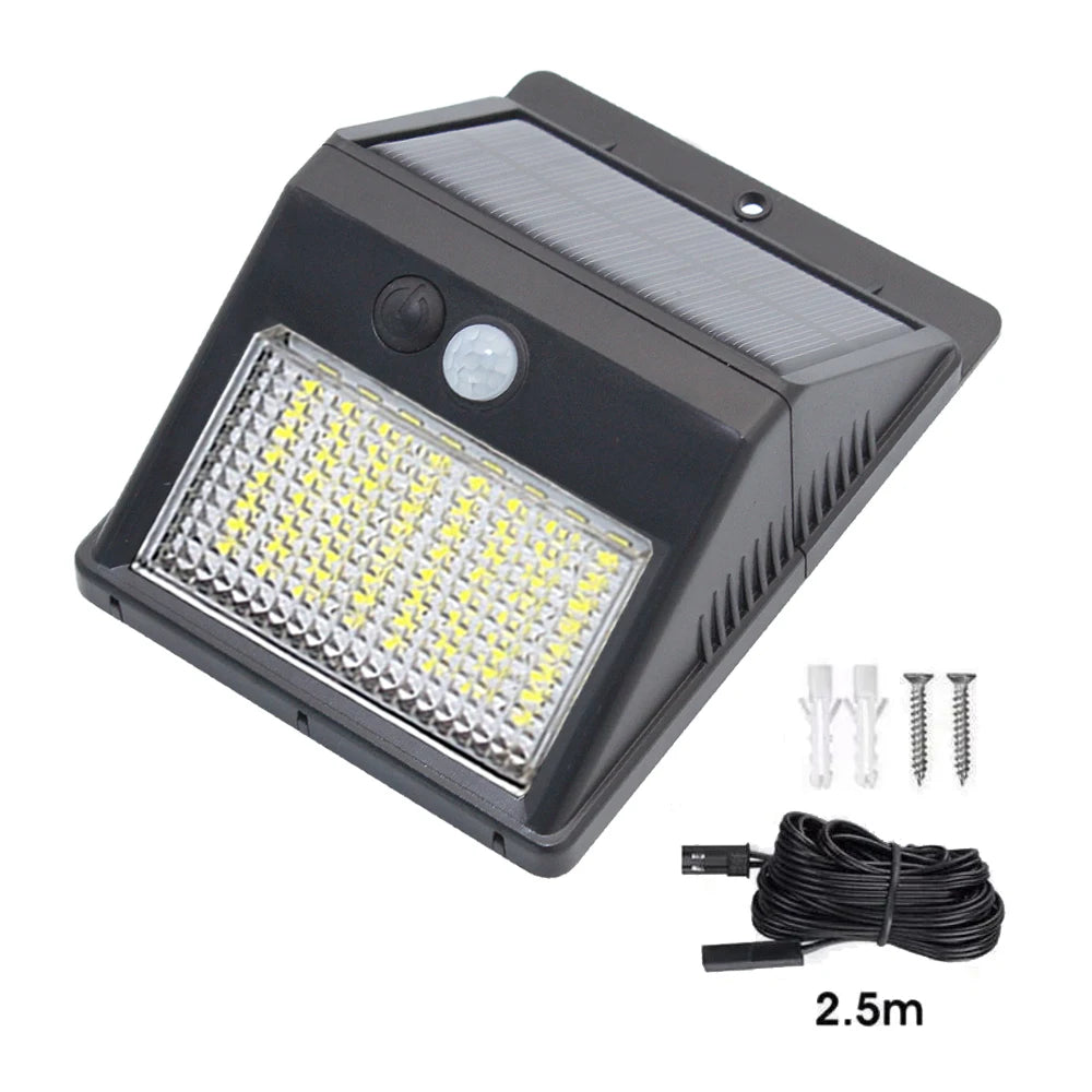 Projecteur Murale Solaire LED 28 LED avec Capteur de Mouvement – 3 Modes, Étanche IP65 (Altair) LUMICONCEPT