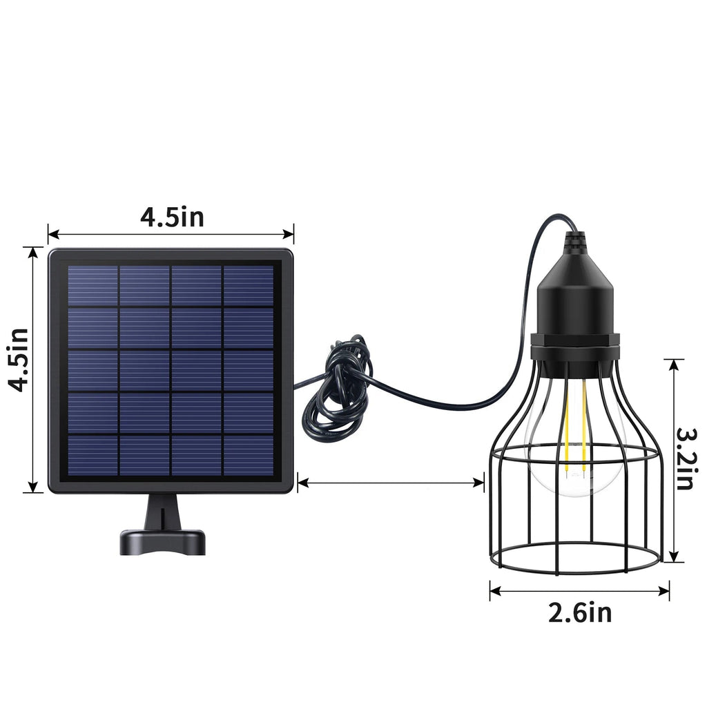 Suspension Solaire LED Extérieure – Étanche IP65 (Draco) LUMICONCEPT