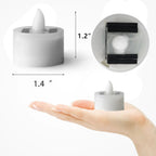 Lot de 4 Bougies LED Solaires - Étanche LUMICONCEPT