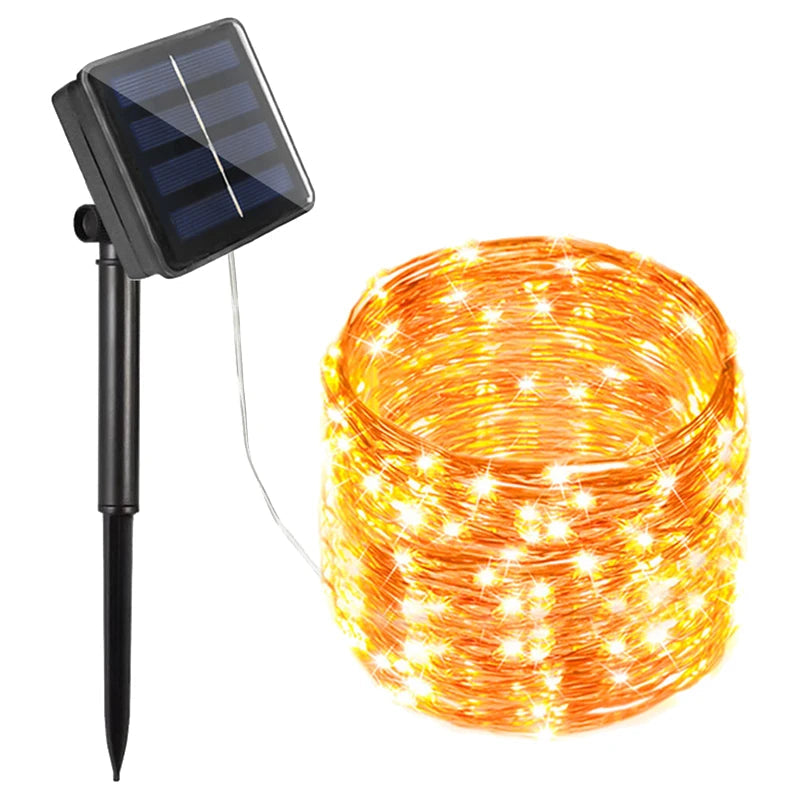 Guirlande Solaire LED Extérieure – Étanche IP65, Décoration Jardin, Terrasse et Fêtes (Phoenix) LUMICONCEPT