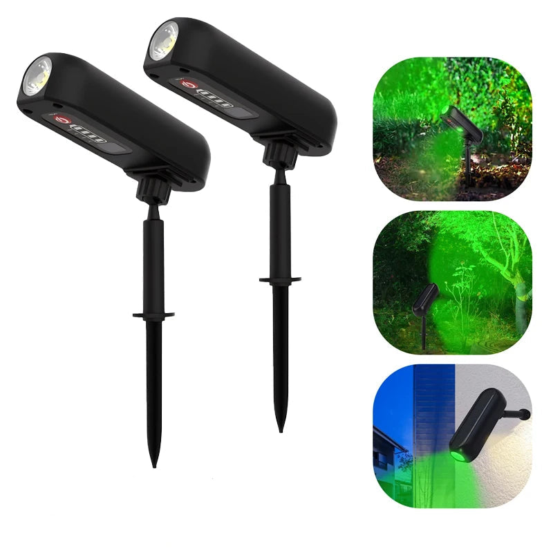 Projecteur Solaire LED avec Rétroéclairage – Étanche IP65, 2 Modes, Installation Murale ou au Sol (Cygnus) LUMICONCEPT